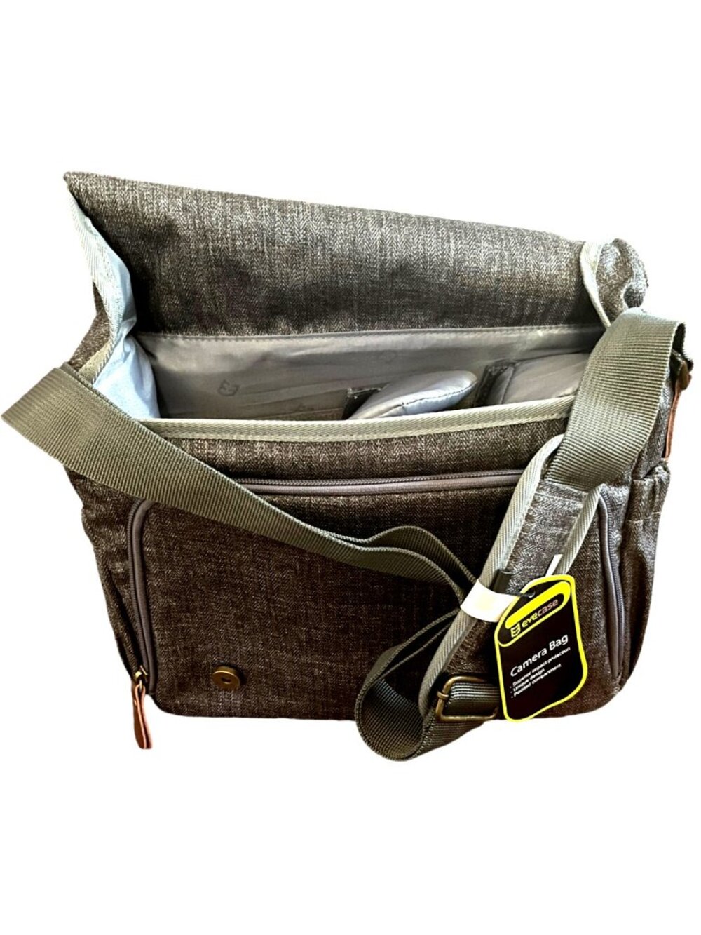 Camera Bag by Evecase - Superior Impact Protection / Padded Compartment - NEW - Picture 2 of 6